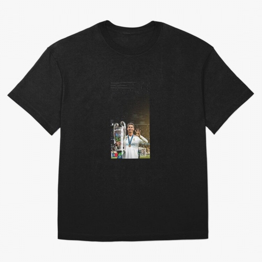 Ronaldo Oversized T-Shirt Follow Every Goal of FIFA World Cup 2026 Group Stage Spirit, Driven by England, France and Netherlands, Haaland, Sports Nostalgia, International Competition, Famous Players and Unforgettable Victories; Made for Die Hard