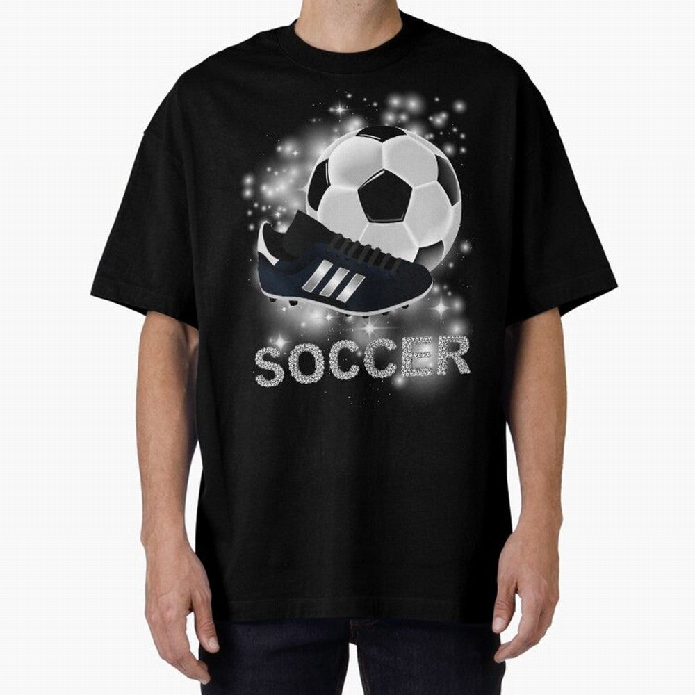 Soccer lover, passion for the ball Oversized T-Shirt Honor the Football Icons of Match Day Hype around FIFA World Cup 2026 Group Stage, CR7 and Messi, Argentina and Brazil, Supporter Pride, Iconic Celebrations, Legendary Names and Global Match Day
