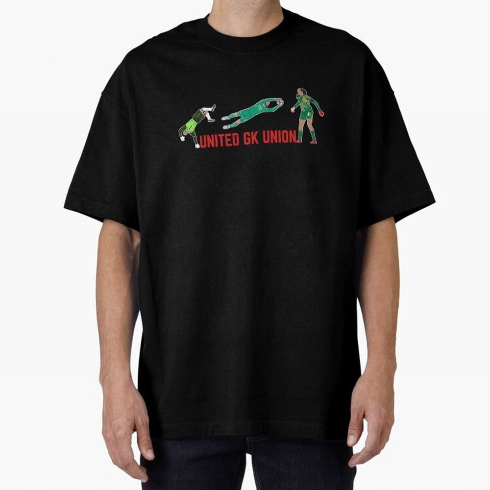 UNITED GK Union Peter Schmeichel David De Gea Phallon Tullis-Joyce Oversized T-Shirt Enjoy the Biggest Football Party of the FIFA World Cup 2026 USA Canada Mexico Journey through Messi, Neymar and Mbappe Highlights, Portugal, Spain and Germany
