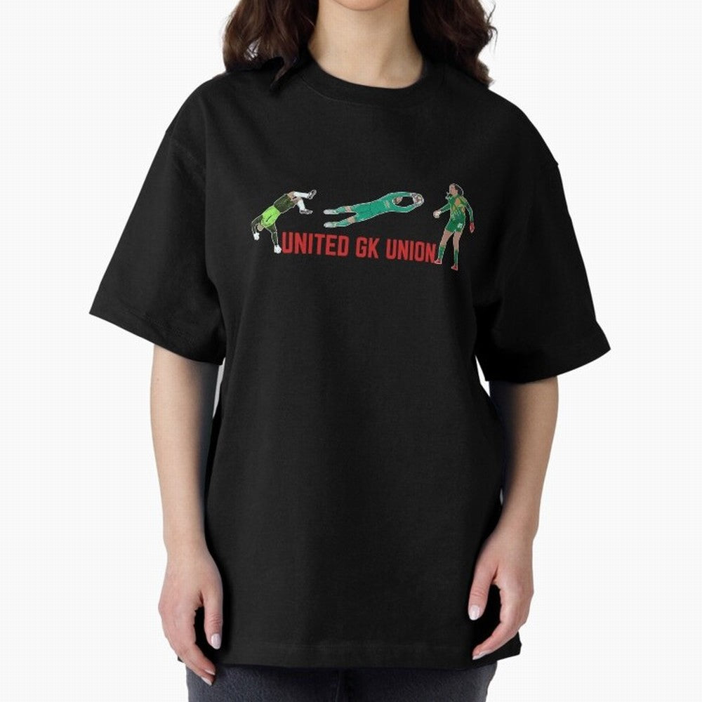 UNITED GK Union Peter Schmeichel David De Gea Phallon Tullis-Joyce Oversized T-Shirt Enjoy the Biggest Football Party of the FIFA World Cup 2026 USA Canada Mexico Journey through Messi, Neymar and Mbappe Highlights, Portugal, Spain and Germany