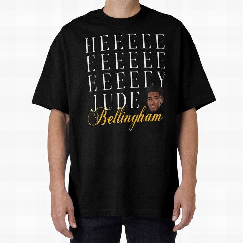 Jude Bellingham Oversized T-Shirt Carry Match Day Hype around FIFA World Cup 2026, Messi, Neymar and Mbappe, Argentina, France and Brazil, Football History, Final Match Energy, Crowd Noise and Once in a Lifetime Moments; Great for Supporters Who