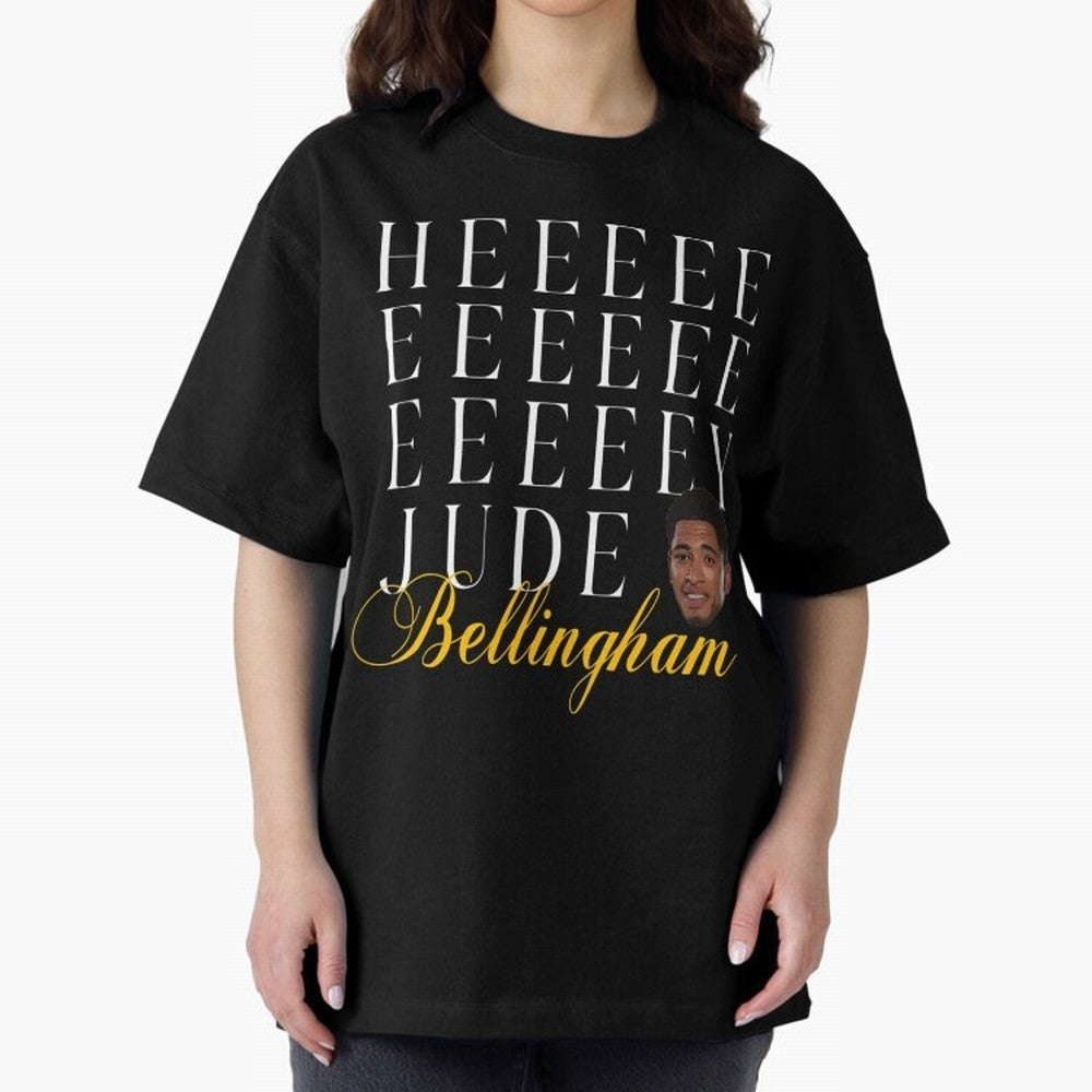 Jude Bellingham Oversized T-Shirt Carry Match Day Hype around FIFA World Cup 2026, Messi, Neymar and Mbappe, Argentina, France and Brazil, Football History, Final Match Energy, Crowd Noise and Once in a Lifetime Moments; Great for Supporters Who