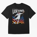 Hirving Lozano San Diego FC Oversized T-Shirt Experience Global Football Passion for FIFA World Cup 2026 USA Canada Mexico, Made for CR7, Brazil, Portugal and Argentina, Soccer Culture, Superstar Moments, National Team Dreams and Competitive Fire;