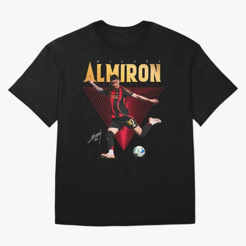 Miguel Almiron Atlanta United FC Oversized T-Shirt Create FIFA World Cup 2026 for Fans of CR7 and Portugal, Bringing Global Supporter Spirit, Legendary Goals, National Colors and Tournament Celebration; Ideal for Football Dads, Football Moms,