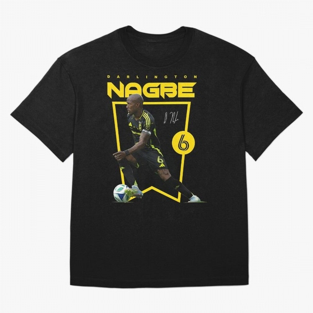 Darlington Nagbe Columbus Crew Oversized T-Shirt Show Match Day Excitement for FIFA World Cup 2026 Group Stage Spirit, Centered on Brazil, CR7, Fan Favorite Moments, National Team Passion, Big Match Drama and Soccer History; Great for Supporters