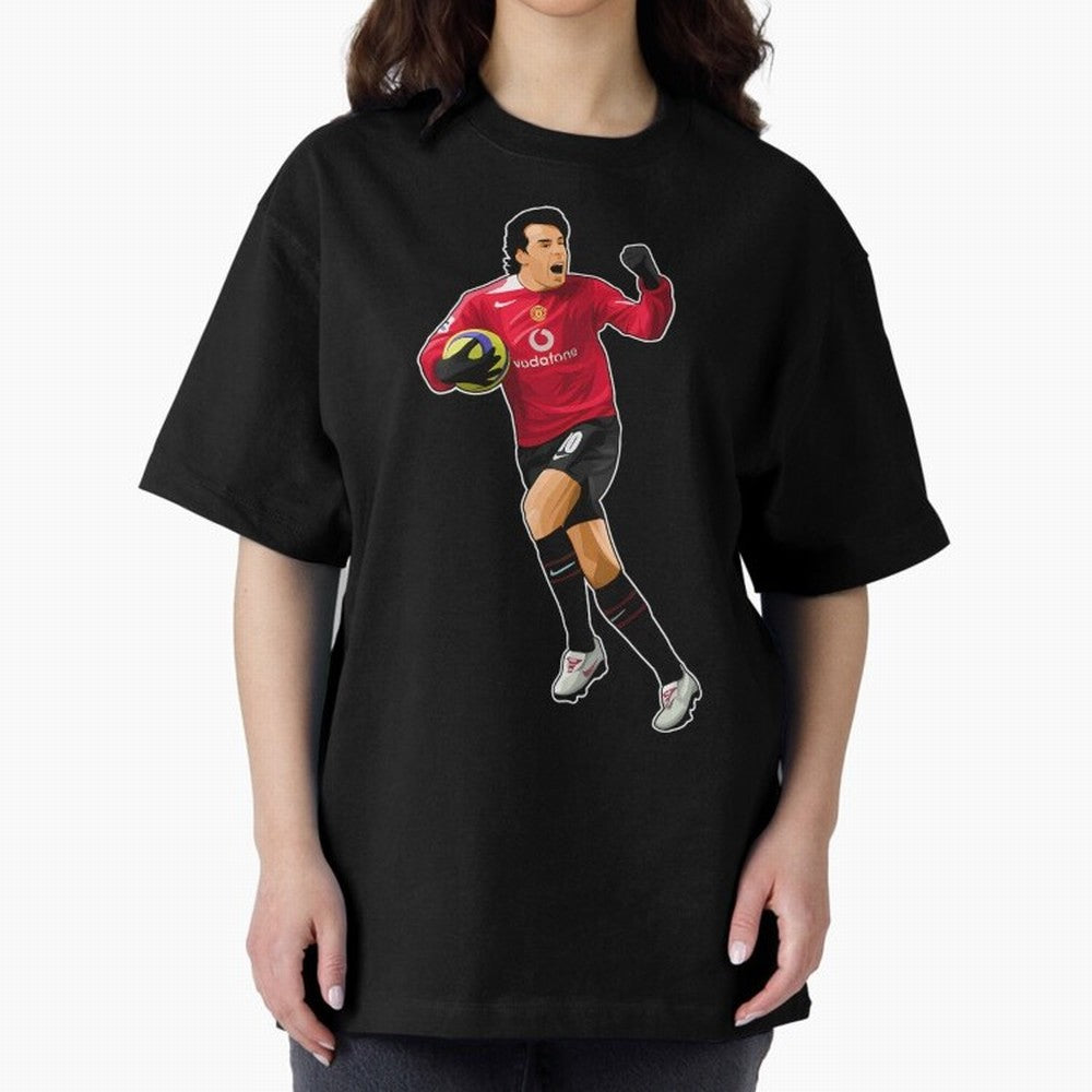 Ruud Van Nistelrooy #10 Scooring Goals Oversized T-Shirt Keep the Match Day Mood of Global Football Passion for FIFA World Cup 2026 USA Canada Mexico, Featuring Messi, England and Germany, Soccer Culture, Superstar Moments, National Team Dreams and