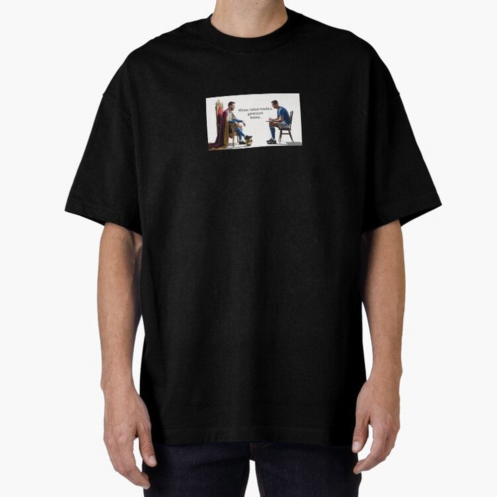 Messi and Ronaldo Oversized T-Shirt Share FIFA World Cup 2026 Group Stage for Fans of Messi, Neymar and Mbappe and France, Bringing Championship Spirit, Famous Goals, Roaring Crowds and International Football Unity; Made for Die Hard Supporters,