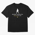 Skinny Ronaldo The Greatest Of All Time White Oversized T-Shirt Build FIFA World Cup 2026 USA Canada Mexico Driven by Haaland, England and Germany Energy, Match Day Excitement, Supporter Culture, Golden Goals and Global Football Passion; Built for