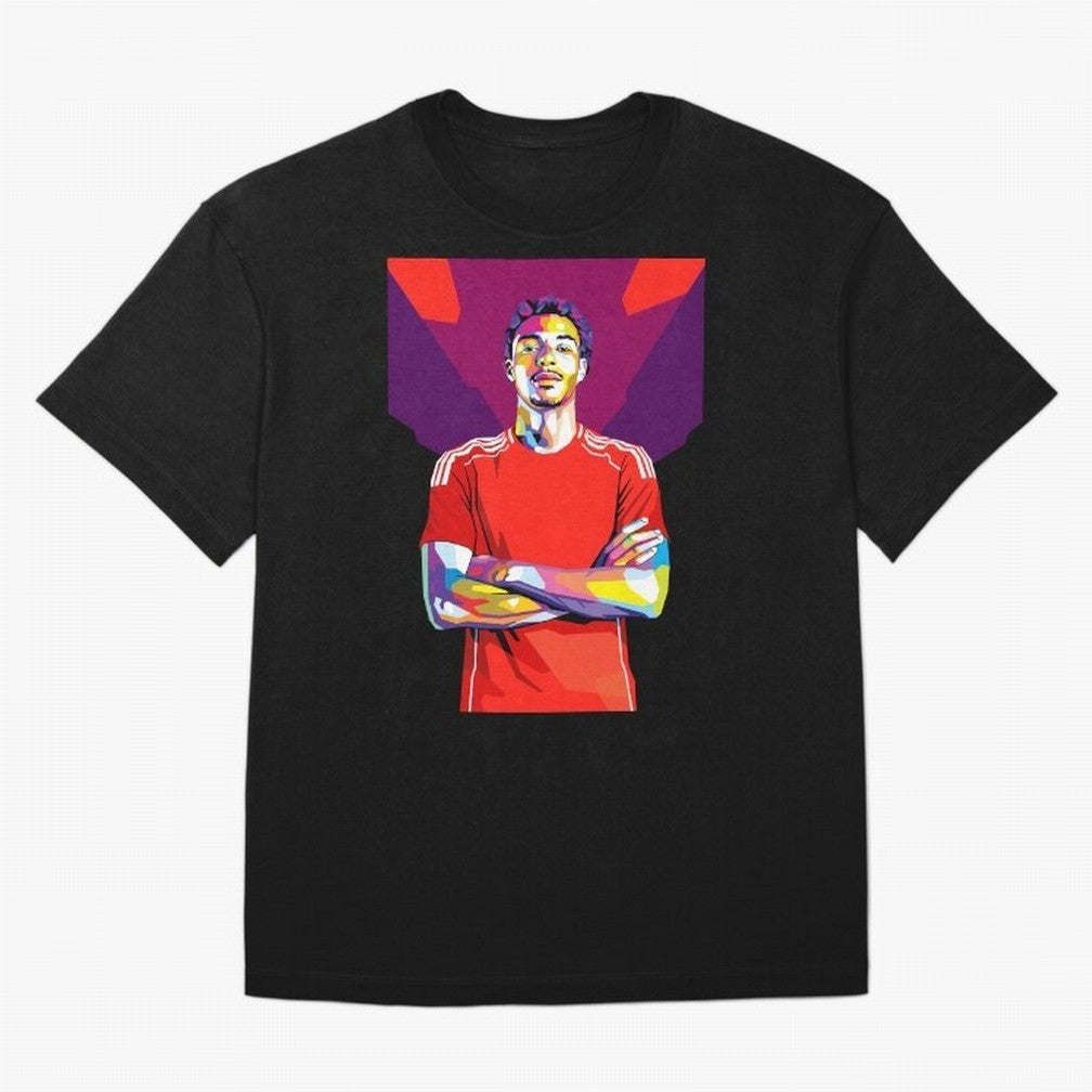 Ekitike in WPAP Style Oversized T-Shirt Honor Champions and Dreams in FIFA World Cup 2026 USA Canada Mexico Connected to Messi and Cristiano Ronaldo, Argentina and Brazil Energy, Championship Spirit, Famous Goals, Roaring Crowds and International