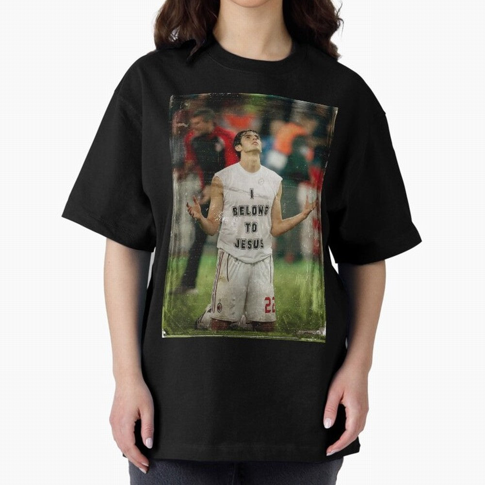 Ricardo Kaka Oversized T-Shirt Celebrate Classic Football Spirit in FIFA World Cup 2026 USA Canada Mexico Centered on Messi, Brazil Energy, Vintage Soccer Flavor, Modern Football Stars, National Flags and Final Night Emotion; Great for Supporters