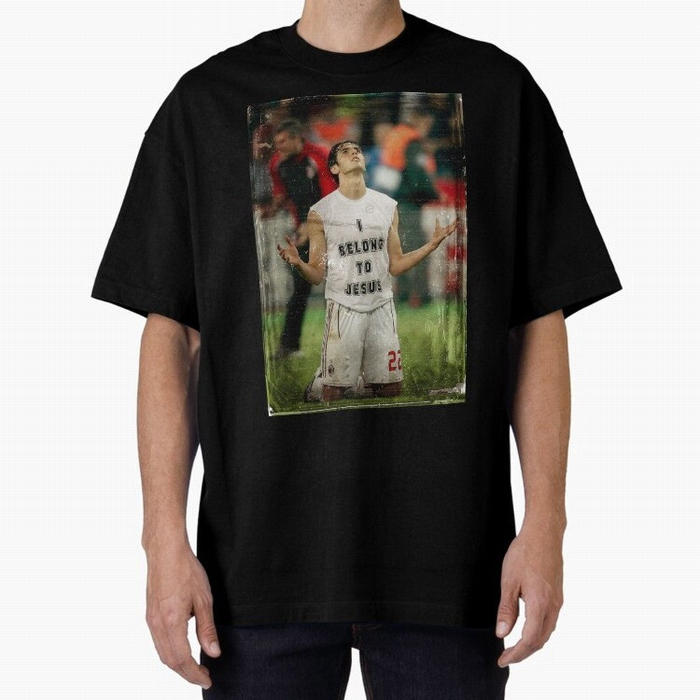 Ricardo Kaka Oversized T-Shirt Celebrate Classic Football Spirit in FIFA World Cup 2026 USA Canada Mexico Centered on Messi, Brazil Energy, Vintage Soccer Flavor, Modern Football Stars, National Flags and Final Night Emotion; Great for Supporters