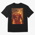 CR7 Christiano Ronaldo Oversized T-Shirt Feel the Heartbeat of FIFA World Cup 2026 Filled with Mbappe, Argentina and Brazil Energy, Retro Football Energy, Iconic Rivalries, Trophy Chase Drama and Stadium Atmosphere; Ideal for Football Dads,