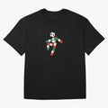 Ciao - World Cup 90' Mascote Logo Oversized T-Shirt Join Supporters Worldwide for FIFA World Cup 2026 USA Canada Mexico for Fans of CR7 and Messi and England, Bringing Goal Celebration Energy, Supporter Heritage, Football Icons and Worldwide