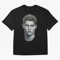 Ronaldo drawing 2008 Oversized T-Shirt Celebrate Unforgettable Nights in the FIFA World Cup 2026 USA Canada Mexico Journey through Mbappe and Neymar Highlights, France Pride, Football Passion, Legendary Performances, Festival Vibes and Supporter