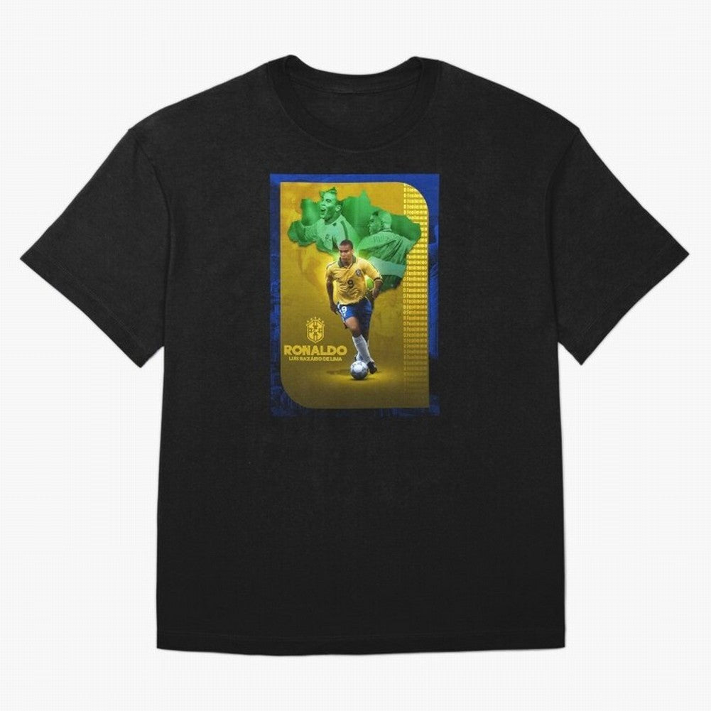 Ronaldo Lu¨ªs Naz¨¢rio de Lima O Fen?meno Brazil Football Legend Oversized T-Shirt Experience the Global Stage of FIFA World Cup 2026 USA Canada Mexico for Fans of Messi, Neymar and Mbappe and France and Portugal, Bringing Stadium Chants, National