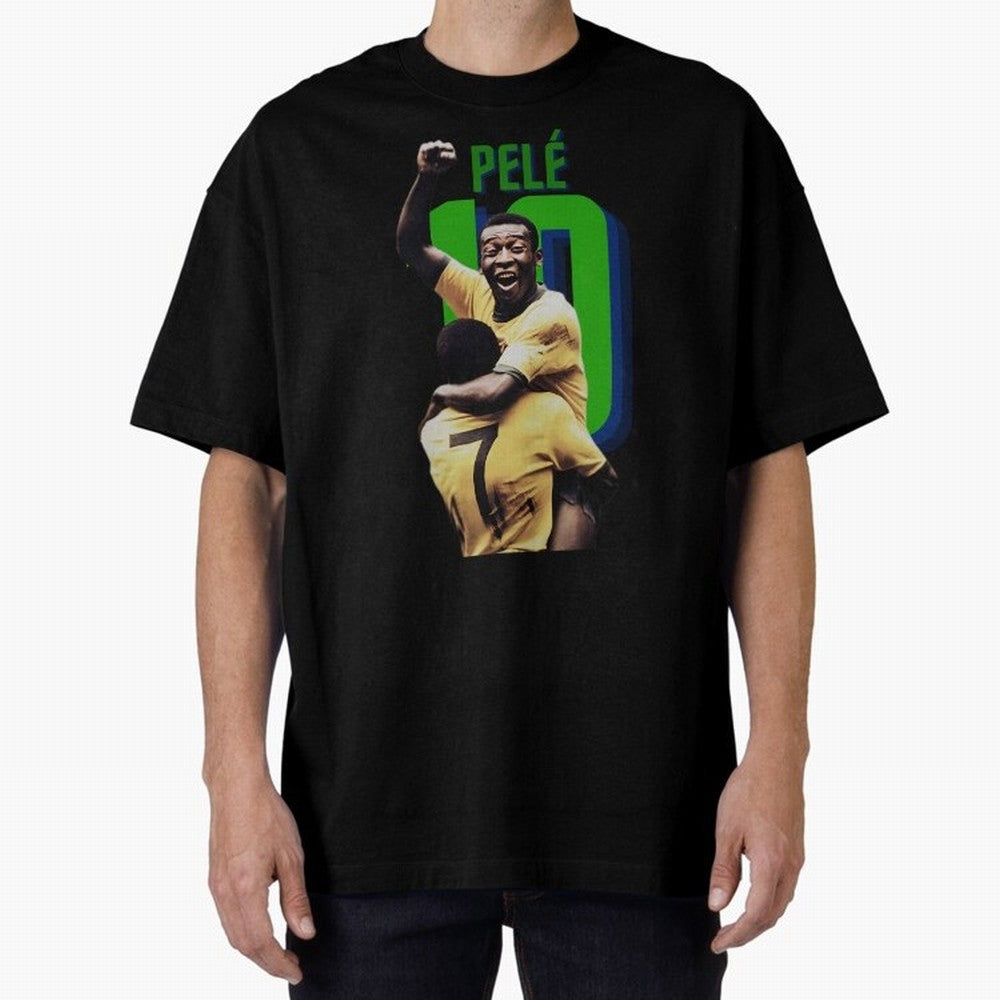 Pele 10 Oversized T-Shirt Celebrate Every Goal in Global Football Passion for FIFA World Cup 2026 USA Canada Mexico, Built around Haaland and Mbappe, England and Germany, Vintage Soccer Flavor, Modern Football Stars, National Flags and Final Night