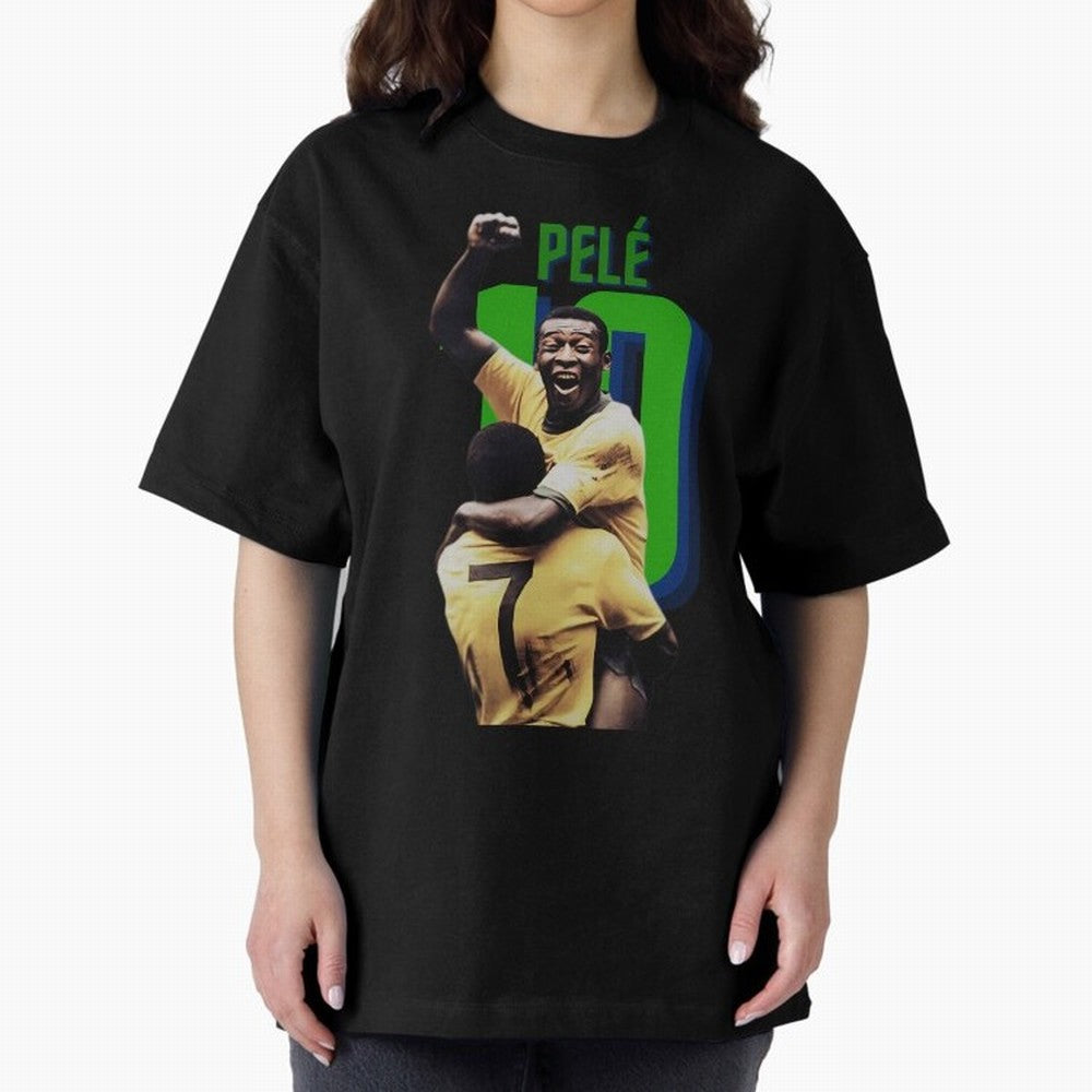 Pele 10 Oversized T-Shirt Celebrate Every Goal in Global Football Passion for FIFA World Cup 2026 USA Canada Mexico, Built around Haaland and Mbappe, England and Germany, Vintage Soccer Flavor, Modern Football Stars, National Flags and Final Night