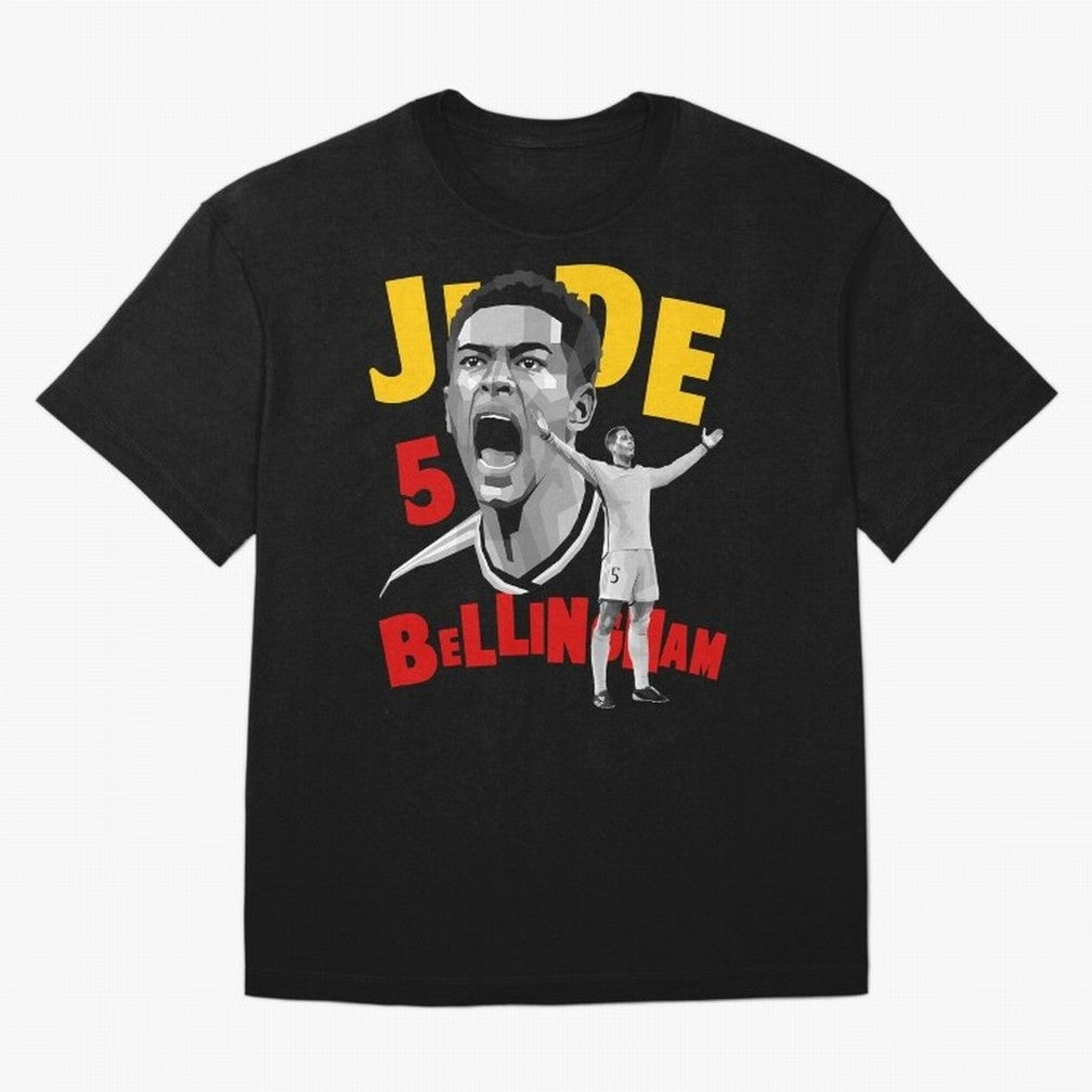 Jude Bellingham Oversized T-Shirt Show Championship Spirit for Global Football Passion for FIFA World Cup 2026 USA Canada Mexico, Driven by Neymar, England and Germany, Global Supporter Spirit, Legendary Goals, National Colors and Tournament