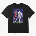 Ronaldo And Messi Oversized T-Shirt Relive the Noise and Pride of FIFA World Cup 2026 Spirit, Made for England, France and Netherlands, Neymar, Football Passion, Legendary Performances, Festival Vibes and Supporter Community; Perfect for Fans,