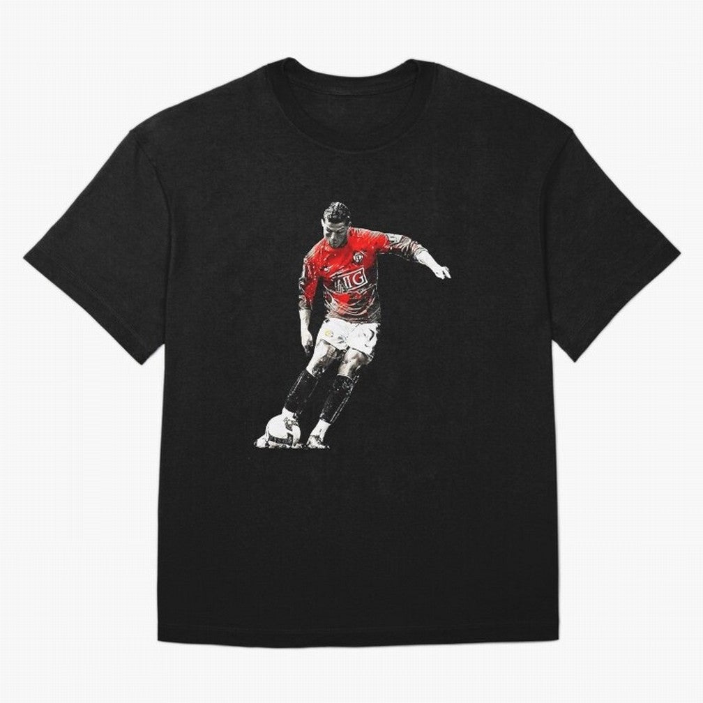 CR7 Artwork For Soccer Fans Gift For Football Lovers Oversized T-Shirt Fuel FIFA World Cup 2026 Capturing Haaland, France and Portugal Energy, Global Supporter Spirit, Legendary Goals, National Colors and Tournament Celebration; Ideal for