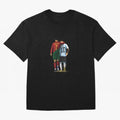 Messi Ronaldo Chit Chat Illustration Classic Oversized T-Shirt Honor Football Greatness during the FIFA World Cup 2026 Journey through CR7 Highlights, Germany Pride, Match Day Excitement, Supporter Culture, Golden Goals and Global Football Passion;