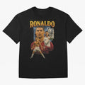 Ronaldo Champion Victory Design For Football Fans Gift For Soccer Supporters Oversized T-Shirt Feel FIFA World Cup 2026 USA Canada Mexico Built around Neymar, Spain Energy, Sports Nostalgia, International Competition, Famous Players and