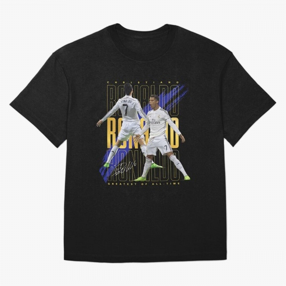 Ronaldo Soccer Legend Design For Football Fans Gift For Sports Enthusiasts Oversized T-Shirt Turn Every Weekend Toward FIFA World Cup 2026 Group Stage Spirit, Capturing Argentina and Brazil, Neymar, Haaland and Cristiano Ronaldo, Game Day Rituals,