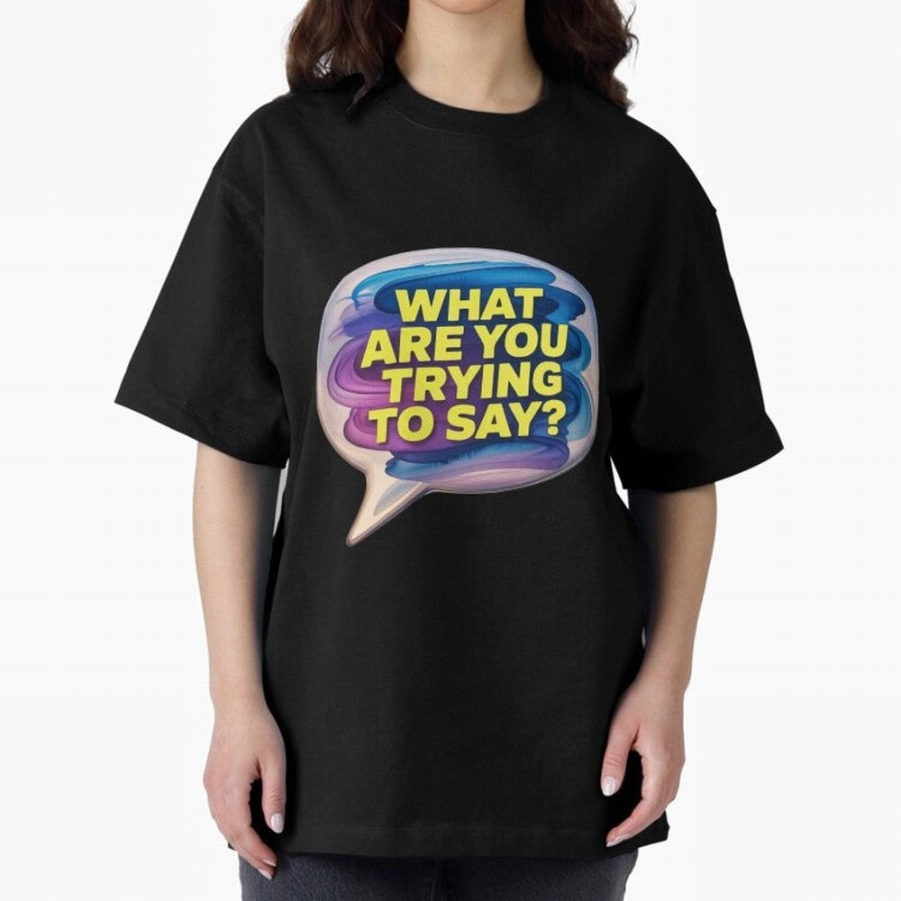 A photograph of a vibrant, oversized speech bubble Oversized T-Shirt Upgrade FIFA World Cup 2026 Group Stage Spirit, Made for France, Messi, CR7 and Mbappe, Vintage Soccer Flavor, Modern Football Stars, National Flags and Final Night Emotion; Made