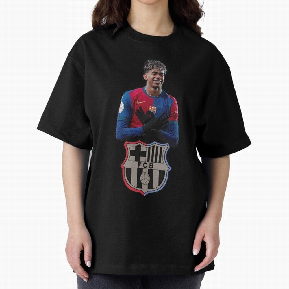 Lamine Oversized T-Shirt Show Match Day Excitement for FIFA World Cup 2026 Group Stage for Fans of Messi and England and Germany, Bringing Global Supporter Spirit, Legendary Goals, National Colors and Tournament Celebration; Great for Watch