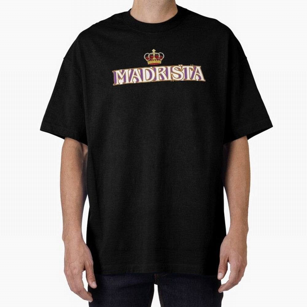 Madrista - Real Madrid Oversized T-Shirt Feel the Trophy Chase of the FIFA World Cup 2026 USA Canada Mexico Journey through CR7 Highlights, Argentina, France and Brazil Pride, Match Day Excitement, Supporter Culture, Golden Goals and Global