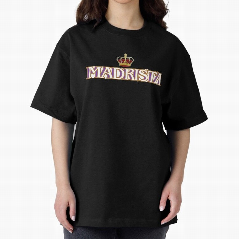 Madrista - Real Madrid Oversized T-Shirt Feel the Trophy Chase of the FIFA World Cup 2026 USA Canada Mexico Journey through CR7 Highlights, Argentina, France and Brazil Pride, Match Day Excitement, Supporter Culture, Golden Goals and Global
