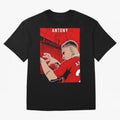 Antony Oversized T-Shirt Bring Global Tournament Vibes to FIFA World Cup 2026 Spirit, Filled with France and Portugal, CR7 and Messi, Champion Mindset, Group Stage Buzz, Knockout Tension and Passionate Fan Culture; Great for Watch Parties, Sports