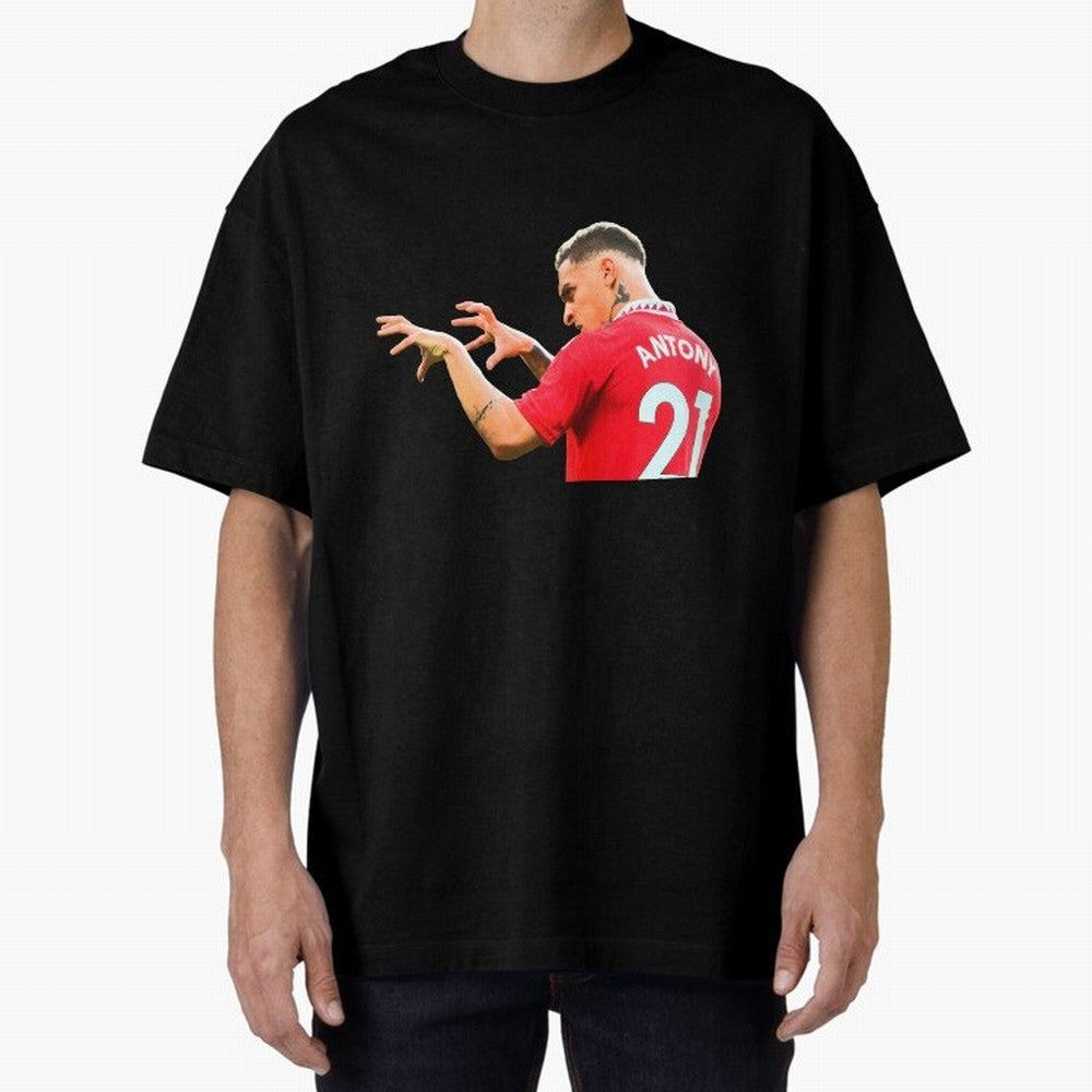 Antony Oversized T-Shirt Celebrate the Magic of FIFA World Cup 2026 USA Canada Mexico for Fans of Messi, Neymar and Mbappe and Argentina, Bringing Football Festival Excitement, Trophy Ambitions, Country Rivalries and Star Player Buzz; Perfect for