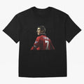 King of Manchester Eric Cantona Oversized T-Shirt Relive Global Football Passion for FIFA World Cup 2026 Group Stage, Filled with Cristiano Ronaldo, Haaland and CR7, Spain, Worldwide Fan Energy, Dramatic Goals, Stadium Lights and Championship