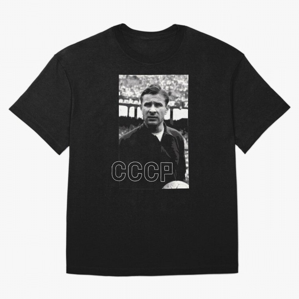 Lev Yashin Football Legends1 Oversized T-Shirt Honor Champions and Dreams in FIFA World Cup 2026 Spirit, Connected to Argentina, Messi, Soccer Culture, Superstar Moments, National Team Dreams and Competitive Fire; Built for Supporters Chasing