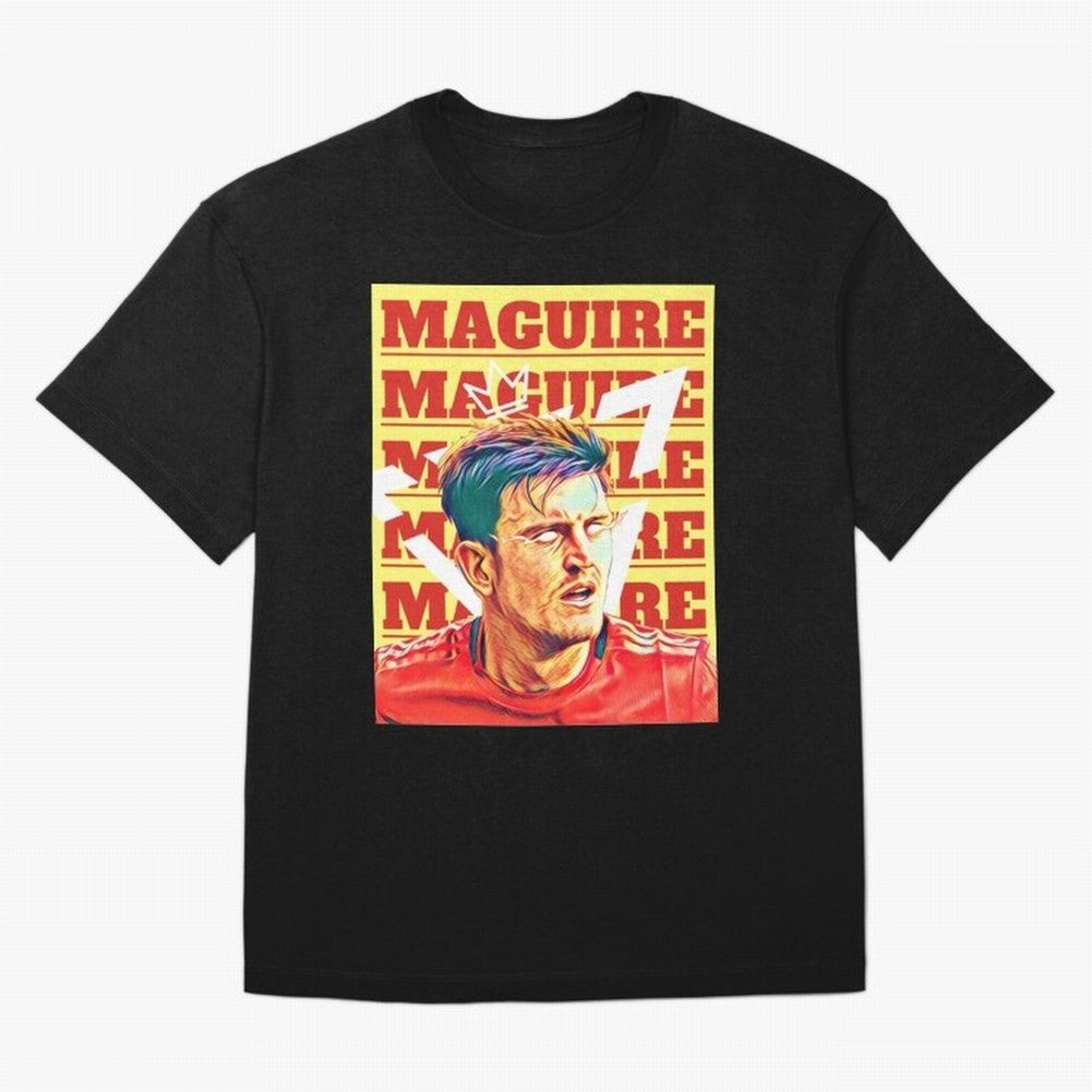 HARRY MAGUIRE, THE CAPTAIN Oversized T-Shirt Show Support during Global Football Passion for FIFA World Cup 2026, Driven by Cristiano Ronaldo, Argentina and Brazil, Championship Spirit, Famous Goals, Roaring Crowds and International Football Unity;