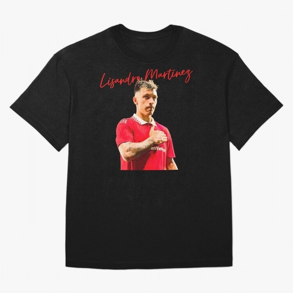 Lisandro Martinez Oversized T-Shirt Step into Match Day Hype around FIFA World Cup 2026 USA Canada Mexico, Messi, France, Champion Mindset, Group Stage Buzz, Knockout Tension and Passionate Fan Culture; Ideal for Passionate Fans Who Love Underdog