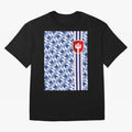 Manchester United 94 Away Jersey Pattern Oversized T-Shirt Feel the Trophy Chase of FIFA World Cup 2026 USA Canada Mexico Inspired by Messi, Portugal, Spain and Germany Energy, Retro Football Energy, Iconic Rivalries, Trophy Chase Drama and Stadium