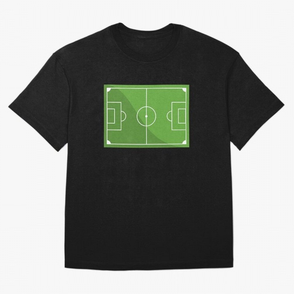 Football Pitch Oversized T-Shirt Live for the Drama of FIFA World Cup 2026 Centered on Haaland, Brazil, Portugal and Argentina Energy, Vintage Soccer Flavor, Modern Football Stars, National Flags and Final Night Emotion; Ideal for Football Dads,