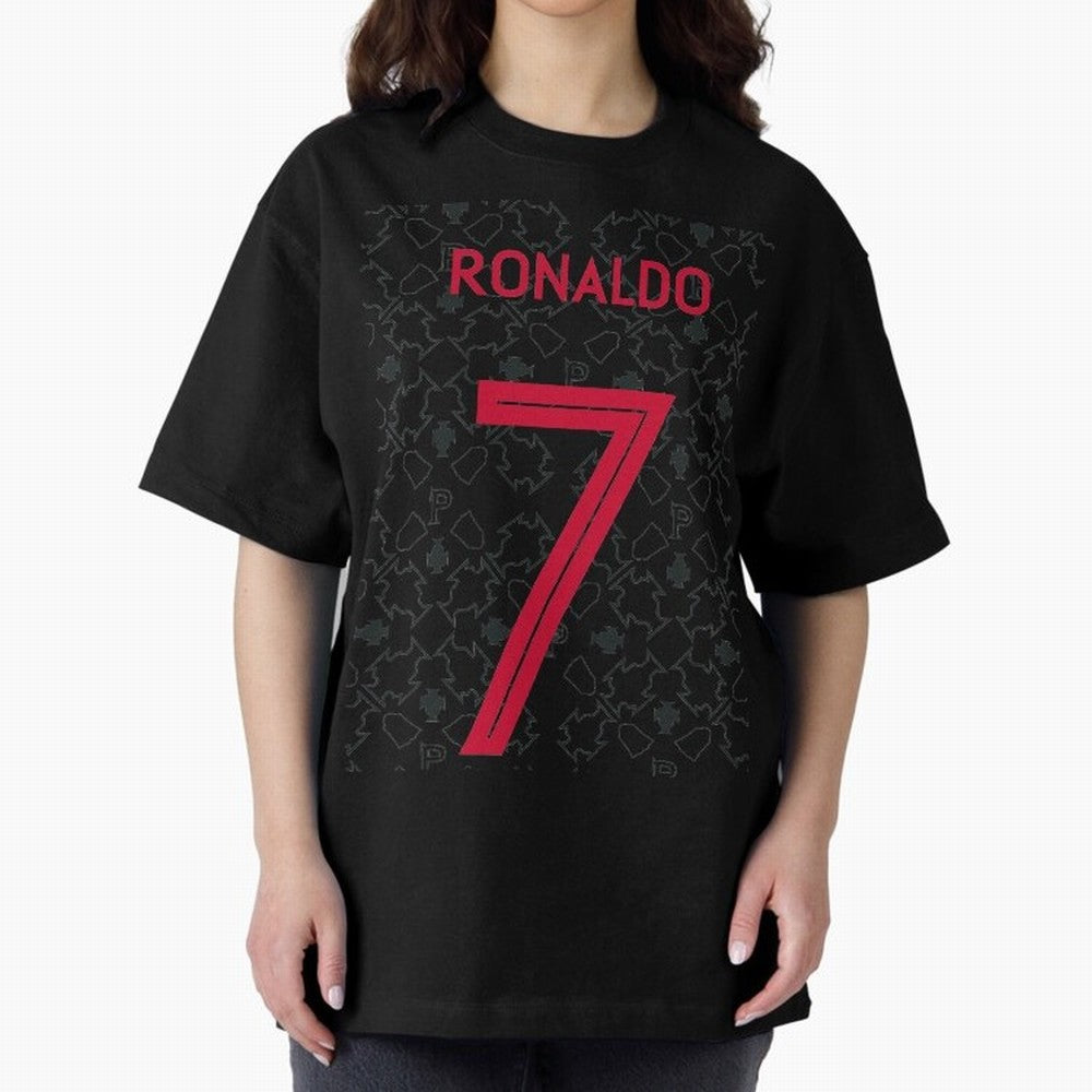 Christiano Ronaldo Portugal Away Jersey 2020 Oversized T-Shirt Cheer for FIFA World Cup 2026 USA Canada Mexico Highlighting Cristiano Ronaldo, Haaland and CR7, England and Germany Energy, Game Day Rituals, Football Legends, Country Pride and the