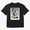 Pele Oversized T-Shirt Honor Football Greatness during FIFA World Cup 2026 Spirit, Driven by Spain, Mbappe and Neymar, Sports Nostalgia, International Competition, Famous Players and Unforgettable Victories; Great for Watch Parties, Sports Bars,