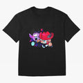 RonaDora chibis Oversized T-Shirt Get Ready for Global Football Passion for FIFA World Cup 2026, Highlighting Mbappe, France, Sports Nostalgia, International Competition, Famous Players and Unforgettable Victories; Built for Supporters Chasing