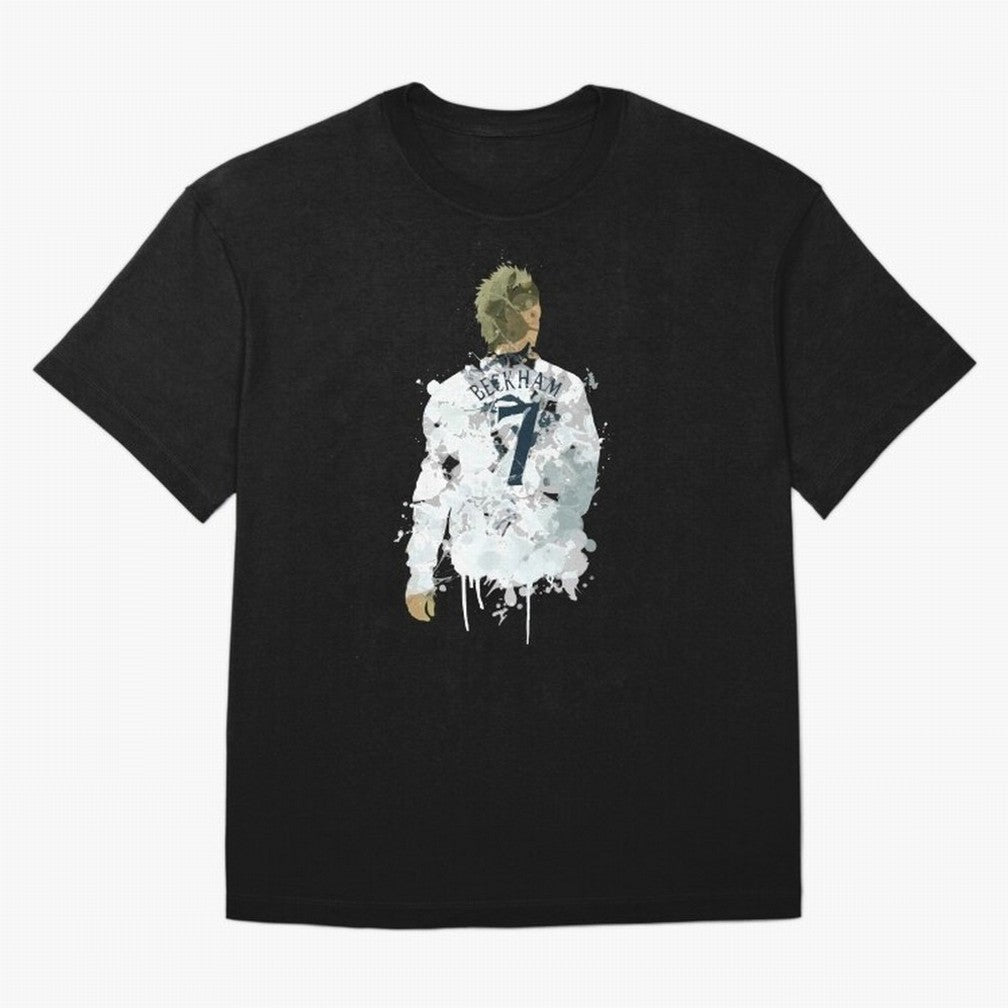 David Beckham England Captain Art Oversized T-Shirt Carry National Pride through the FIFA World Cup 2026 Group Stage Journey through Messi, Neymar and Mbappe Highlights, Argentina, France and Brazil Pride, Goal Celebration Energy, Supporter