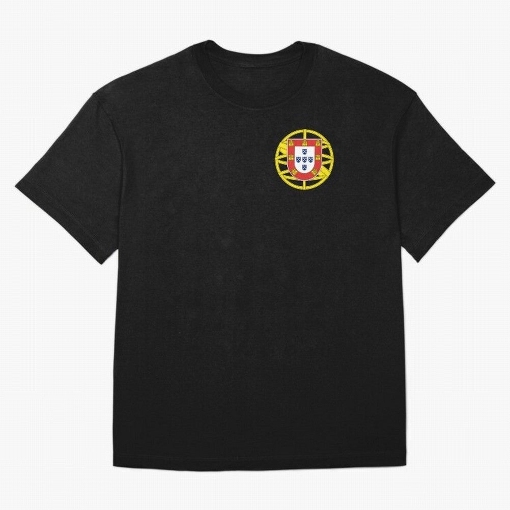 Portugal Coat of Arms Oversized T-Shirt Keep the Legacy of Global Football Passion for FIFA World Cup 2026 USA Canada Mexico, Featuring Messi, Neymar and Mbappe, England, France and Netherlands, Stadium Chants, National Pride, Trophy Dreams and