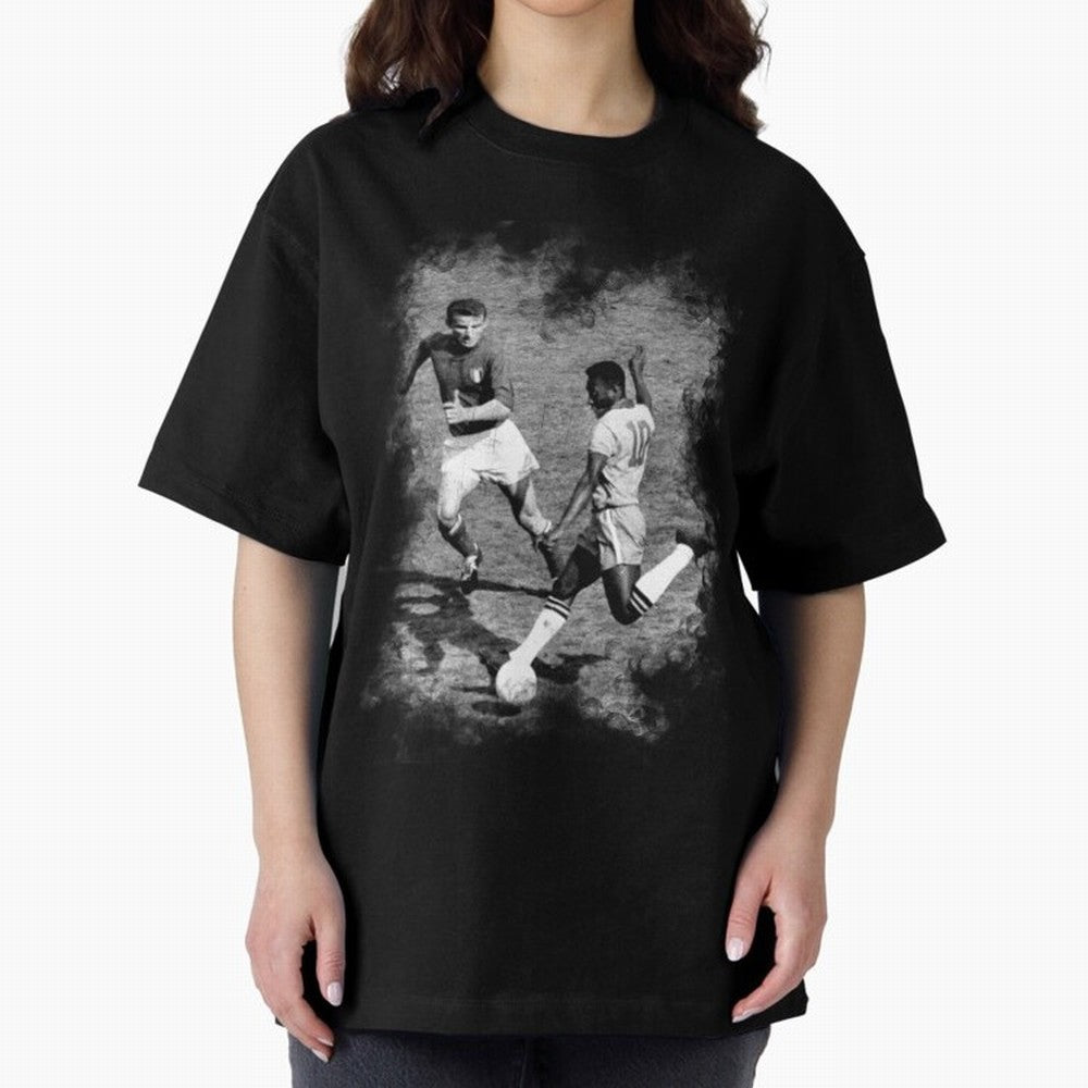 Pele Oversized T-Shirt Back Your Heroes with the FIFA World Cup 2026 Group Stage Journey through Messi, CR7 and Mbappe Highlights, England, France and Netherlands Pride, Global Supporter Spirit, Legendary Goals, National Colors and Tournament