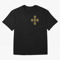 Quinas Portugal Gold B Oversized T-Shirt Live the Energy of the FIFA World Cup 2026 USA Canada Mexico Journey through Messi and Cristiano Ronaldo Highlights, Netherlands Pride, Supporter Pride, Iconic Celebrations, Legendary Names and Global Match