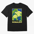 Ronaldo - Street Art - Soccer Icons Oversized T-Shirt Follow the Road to FIFA World Cup 2026 Group Stage Centered on Mbappe, England, France and Netherlands Energy, Tournament Hype, Historic Matchups, Family Viewing Parties and Global Sports Pride;