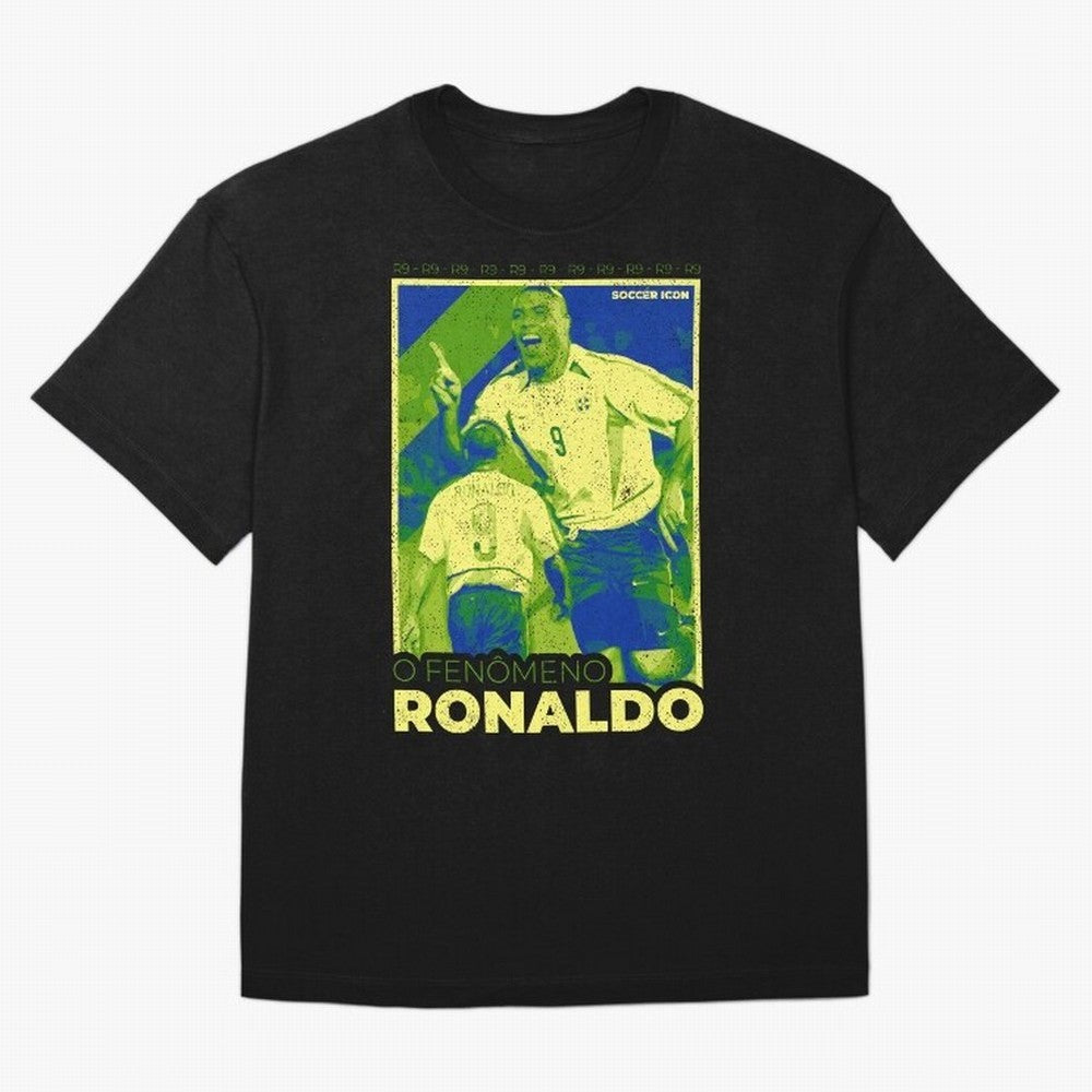 Ronaldo - Street Art - Soccer Icons Oversized T-Shirt Follow the Road to FIFA World Cup 2026 Group Stage Centered on Mbappe, England, France and Netherlands Energy, Tournament Hype, Historic Matchups, Family Viewing Parties and Global Sports Pride;