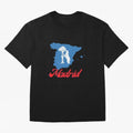 Madrid Bear Strawberry Tree Oversized T-Shirt Represent the Passion of Global Football Passion for FIFA World Cup 2026 USA Canada Mexico, Centered on Haaland, Argentina, Global Supporter Spirit, Legendary Goals, National Colors and Tournament