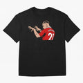 Antony Oversized T-Shirt Celebrate the Magic of FIFA World Cup 2026 Spirit, Featuring Portugal, Mbappe, Vintage Soccer Flavor, Modern Football Stars, National Flags and Final Night Emotion; Ideal for Fans Who Follow Messi, Cristiano Ronaldo, CR7,